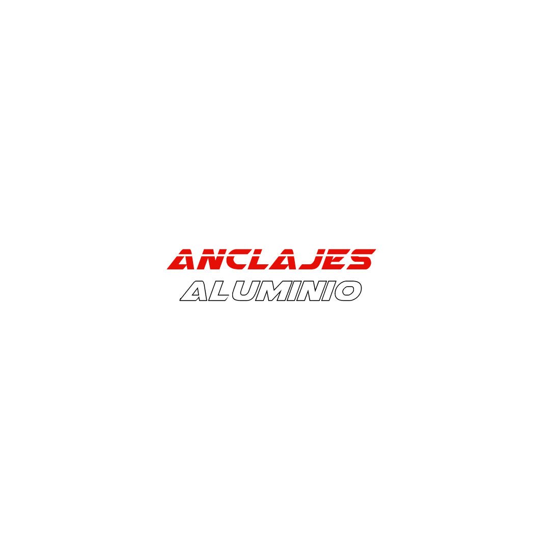 Anclajes - Aluminio - R.A.S - Racing Aero Systems