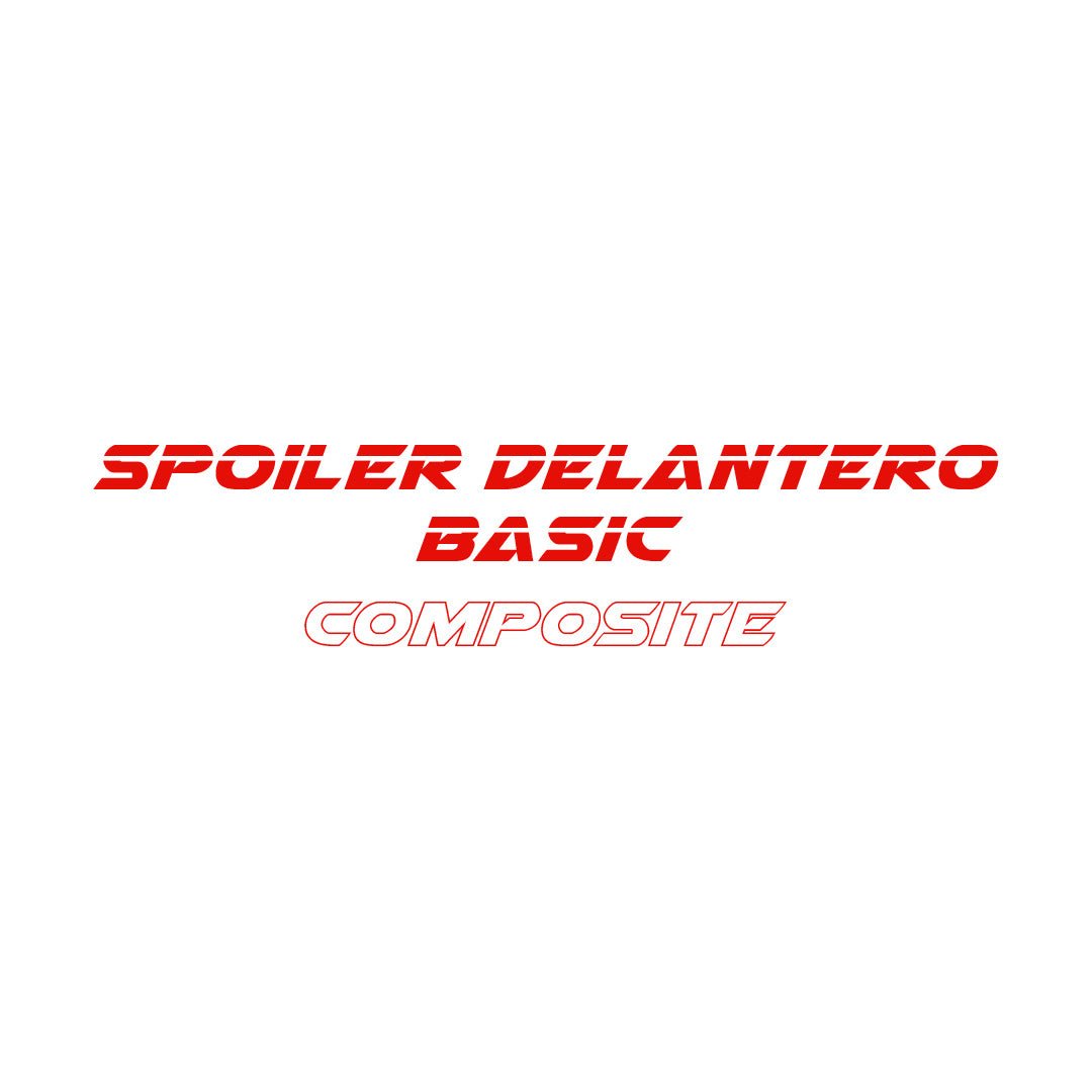 Spoiler delantero Basic - Composite - R.A.S - Racing Aero Systems